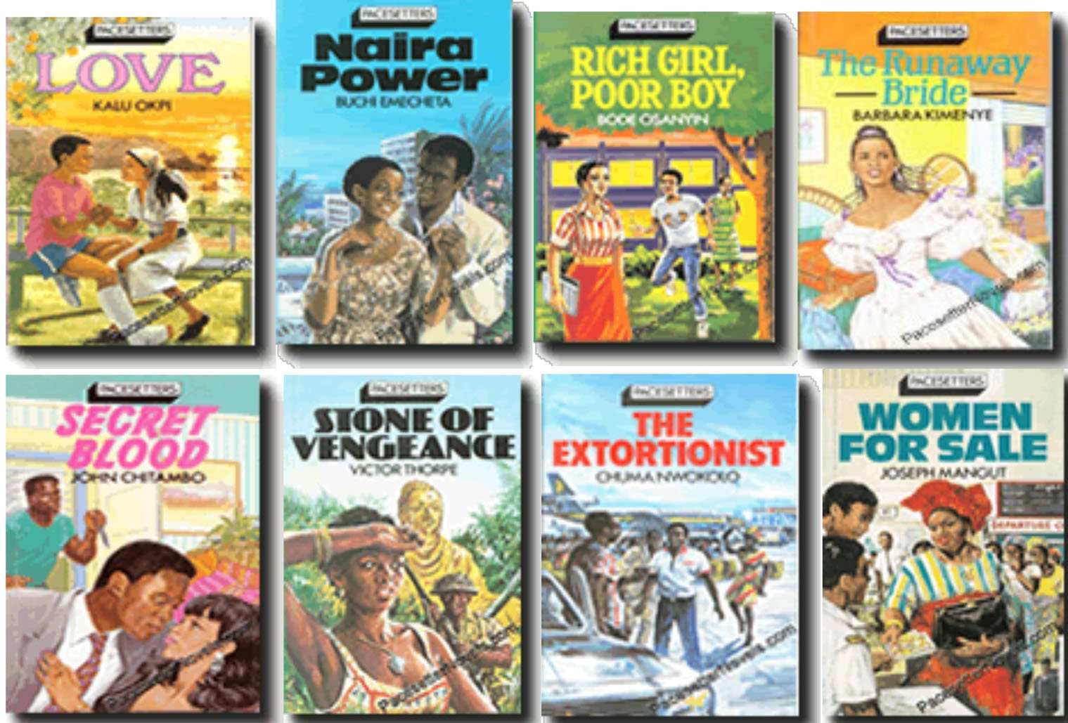 acesetter series by Macmillan, African classic writers