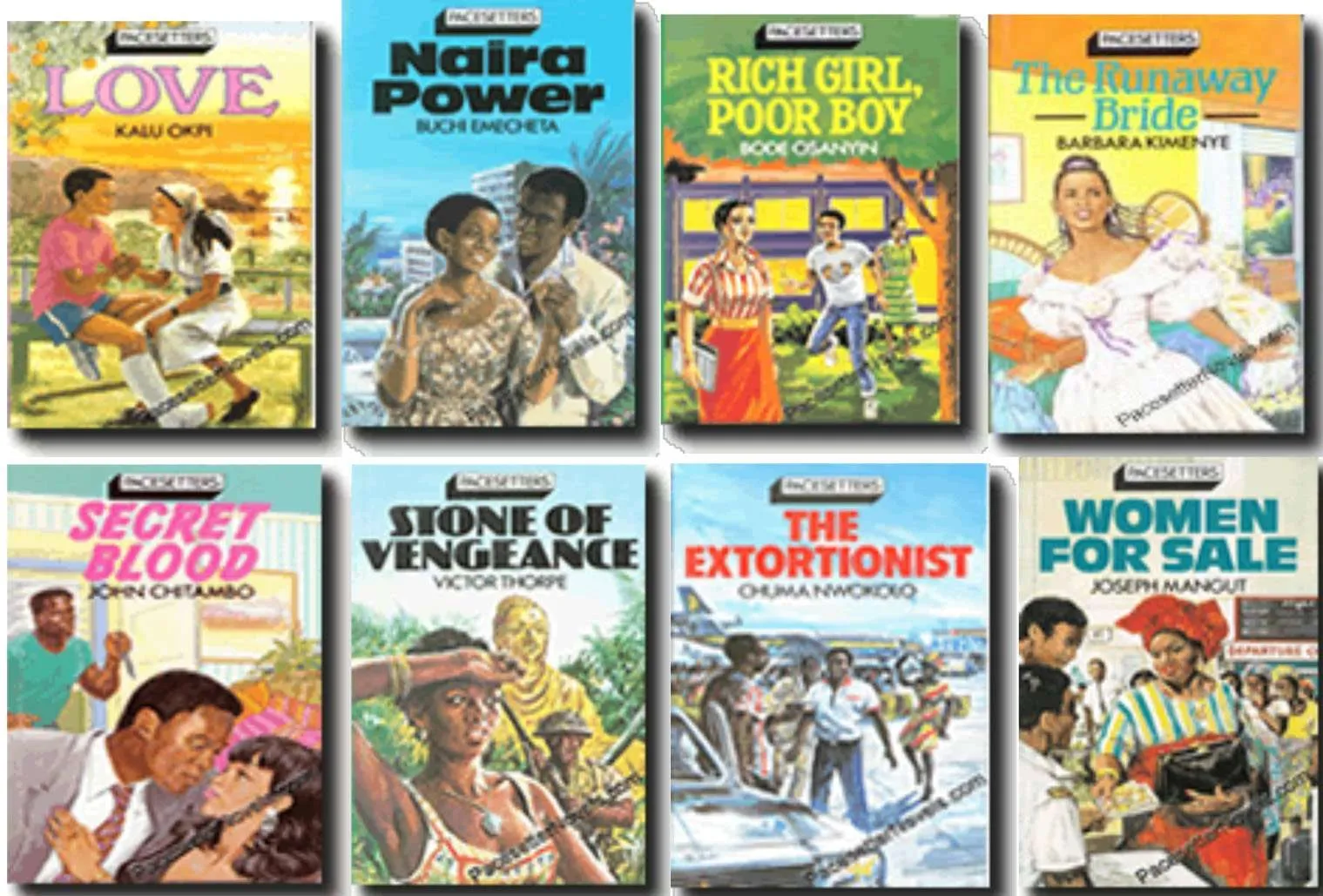 acesetter series by Macmillan, African classic writers