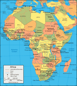 List of countries in Africa