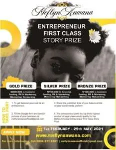 Meflyn Anwana Entrepreneur First Class Story Prize