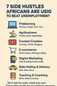 7 Side Hustles Africans Are Using to Beat Unemployment
