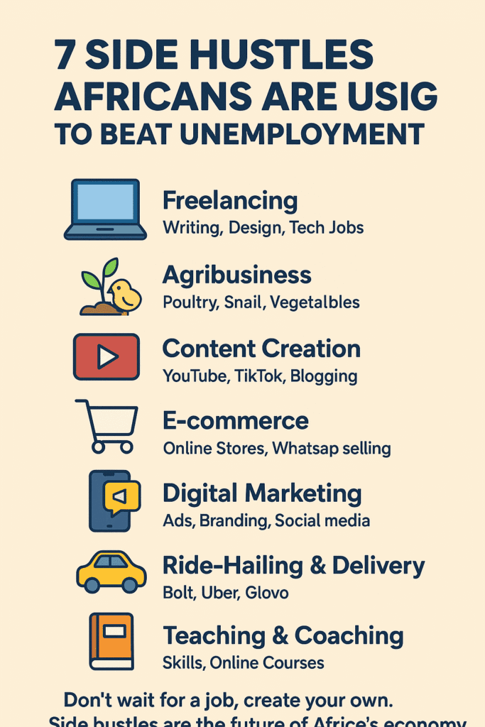 7 Side Hustles Africans Are Using to Beat Unemployment