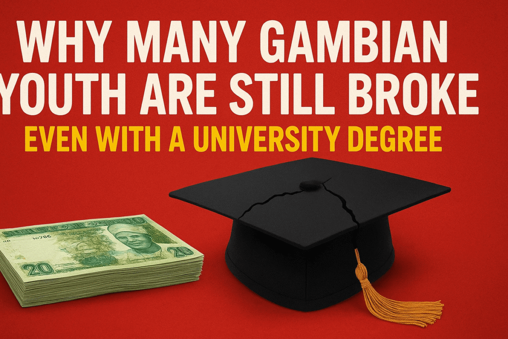 Why Many Gambian Youth Are Still Broke — Even with a University Degree