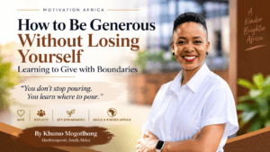 How to Be Generous Without Losing Yourself
