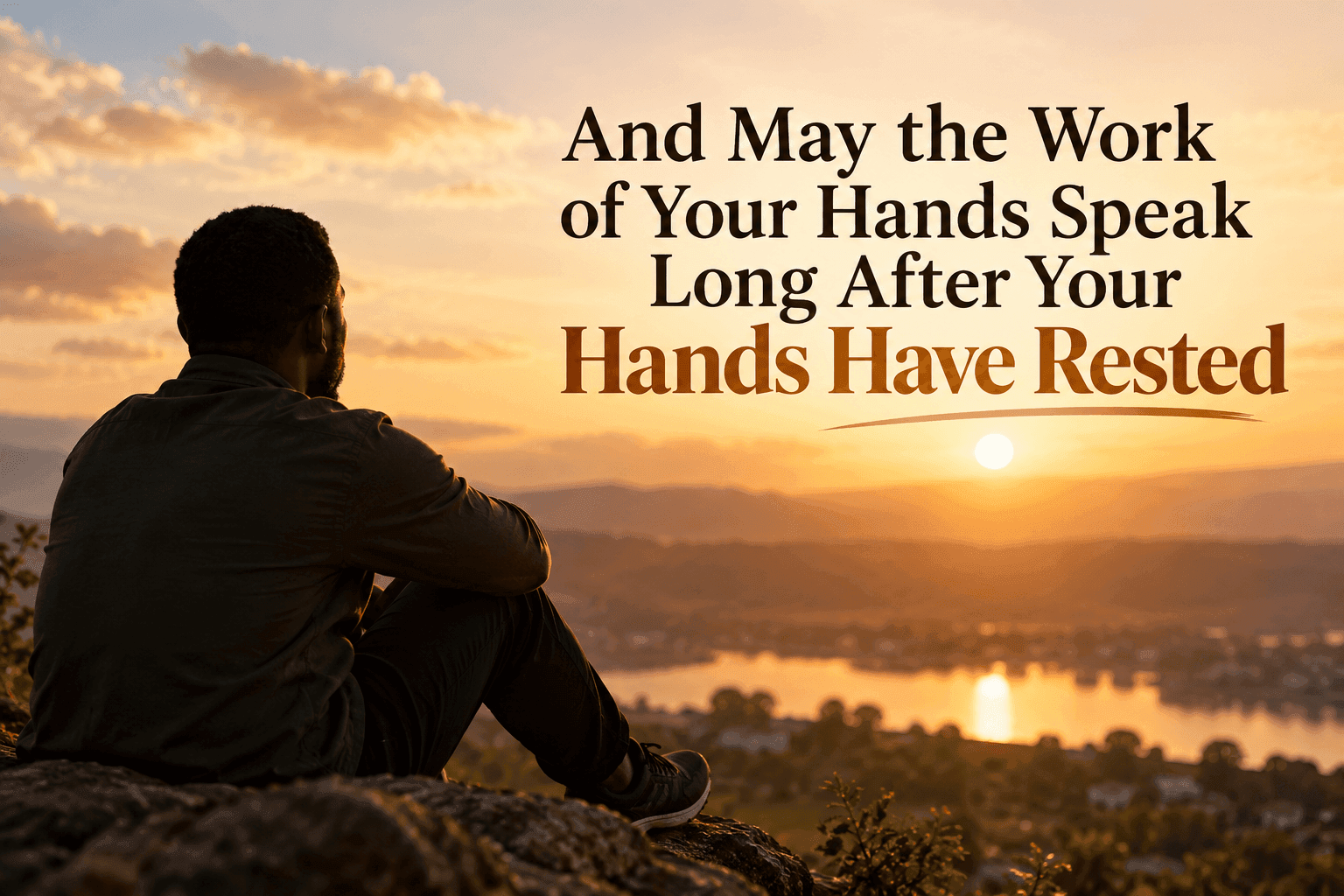 May the work of thy hands speak